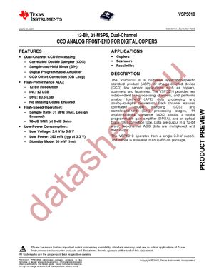 VSP5010PMR datasheet  